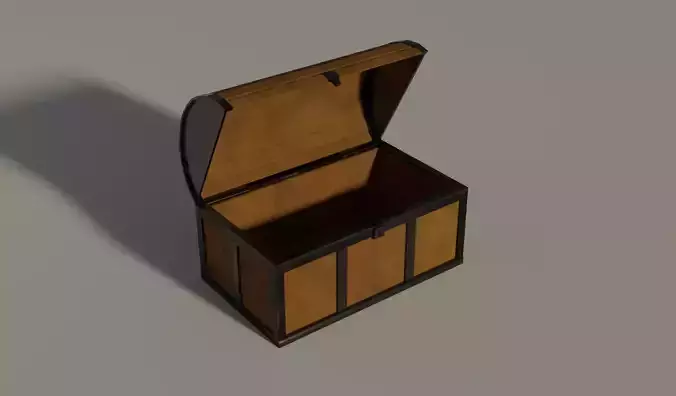 Medieval Chest LowPoly