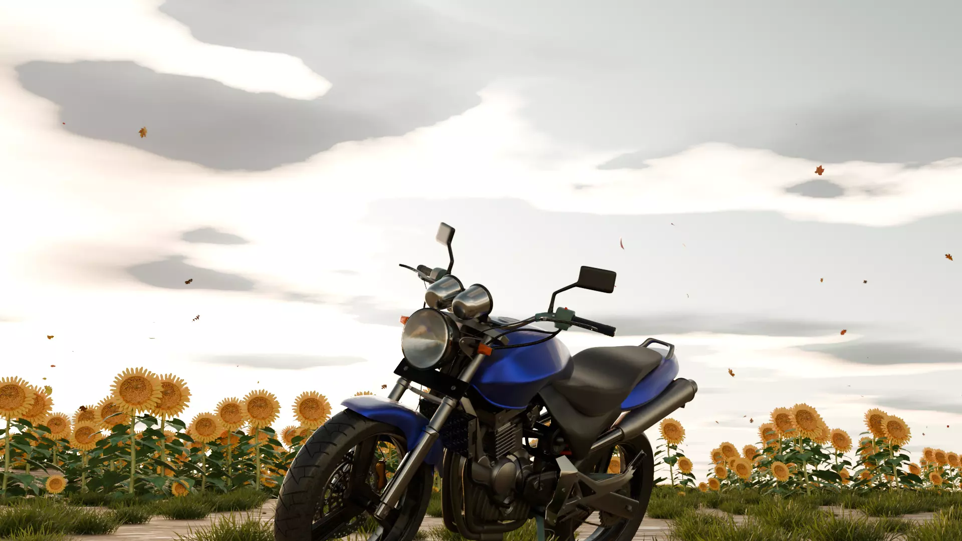 Honda Hornet 3D Model Realistic Motorcycle Model Low-poly 3D model_0