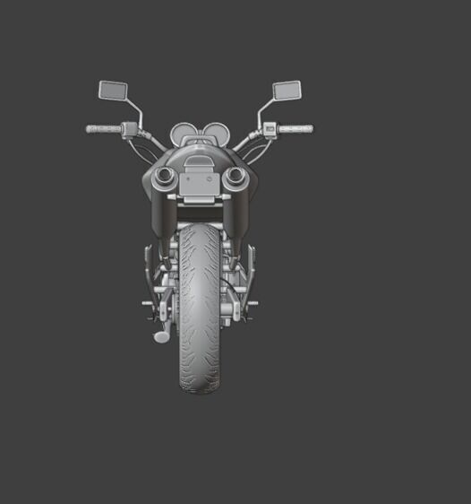Honda Hornet 3D Model Realistic Motorcycle Model Low-poly 3D model_13