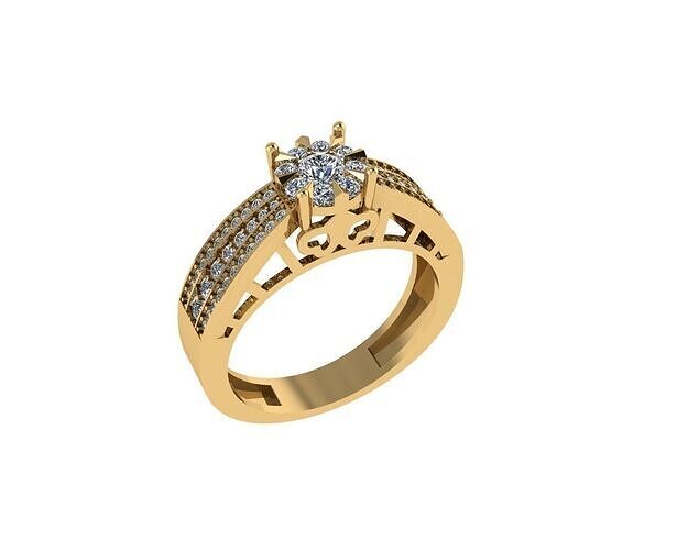 Diamond Rings 3D print model