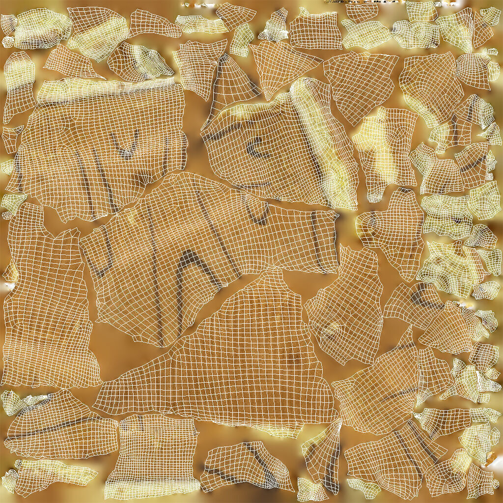 Sweet Roll Pastry Low-poly 3D model_7