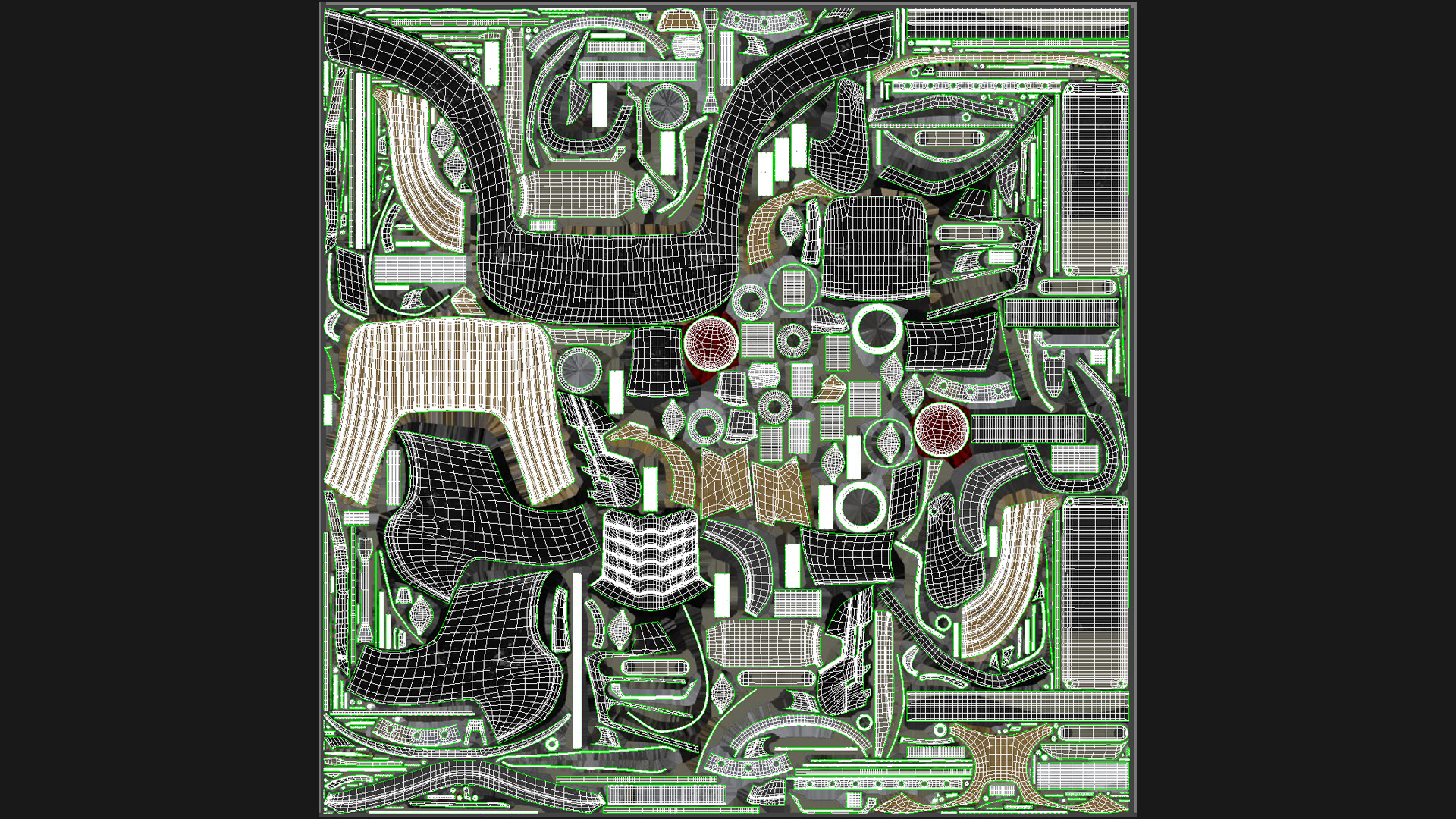 Star-Lord Mask PBR 3D model_16