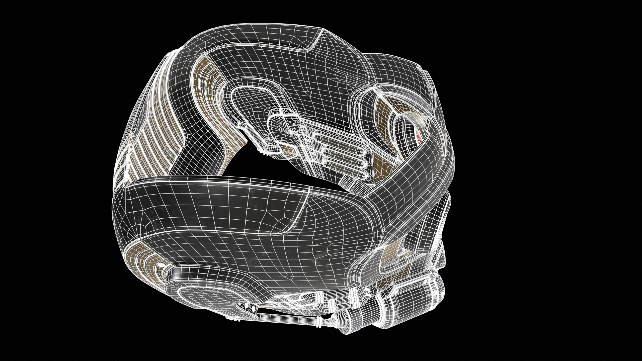 Star-Lord Mask PBR 3D model_13