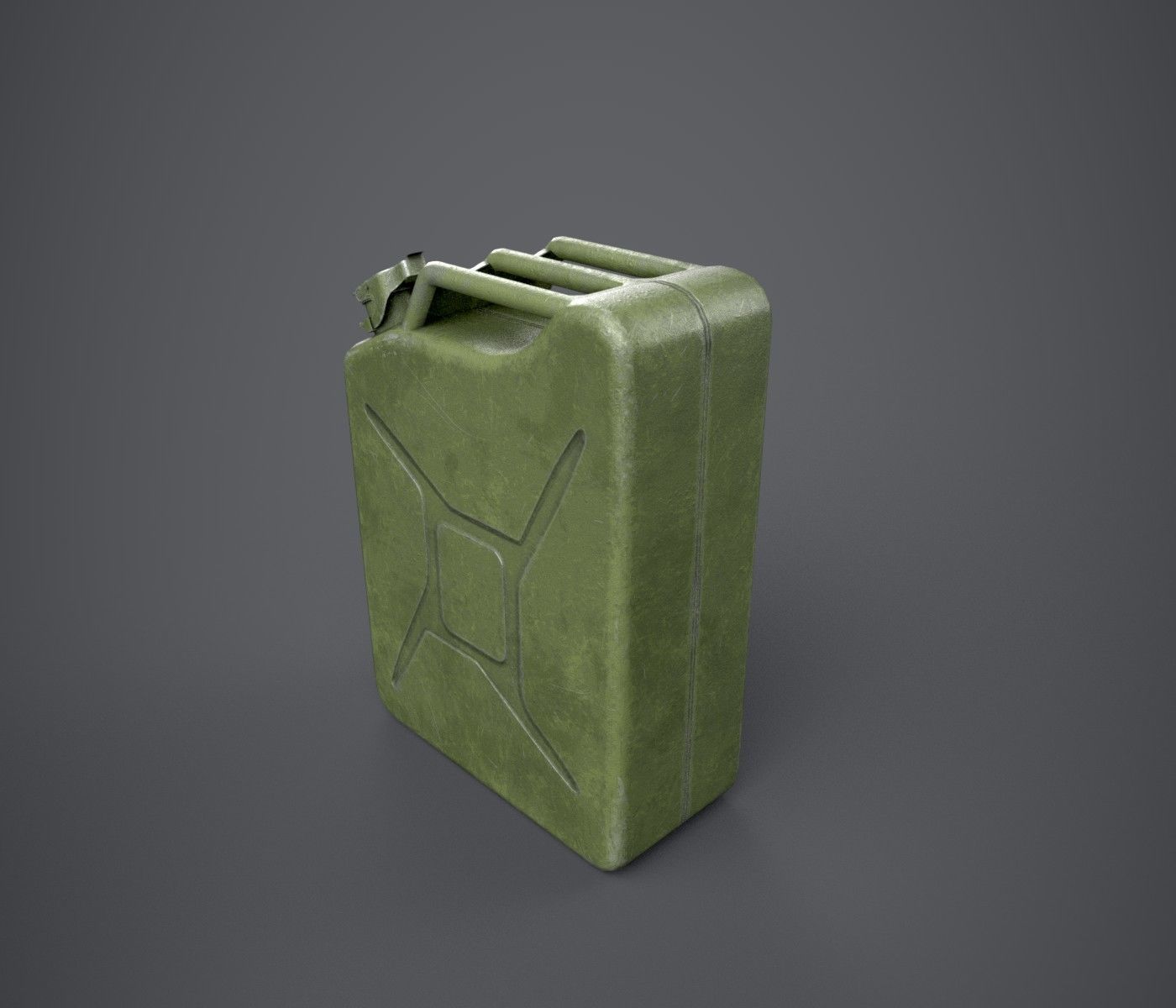 Jerry Can Low-poly 3D model_2