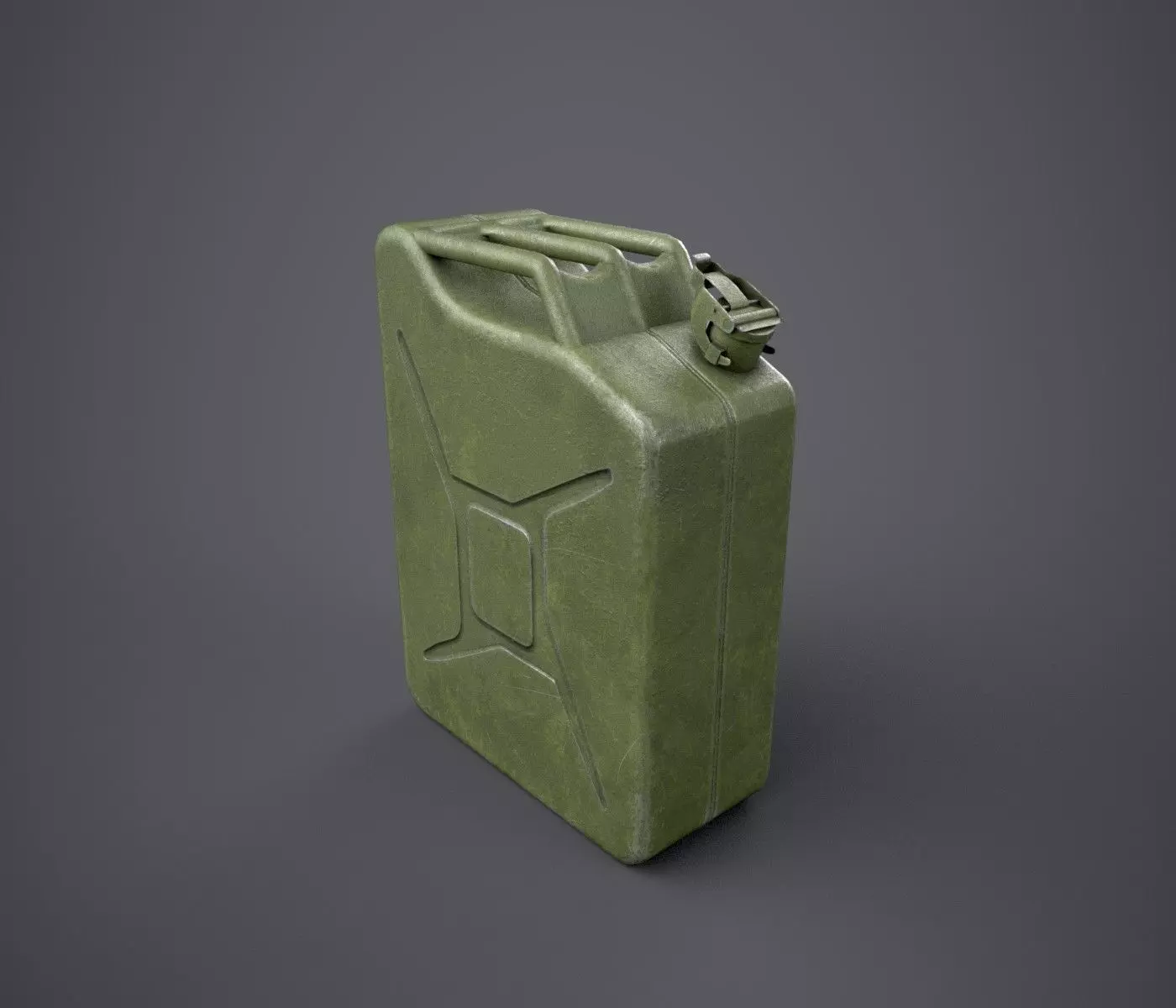 Jerry Can Low-poly 3D model_0