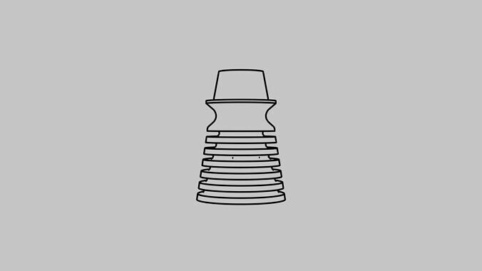Pinball Post 3D Model 3D print model