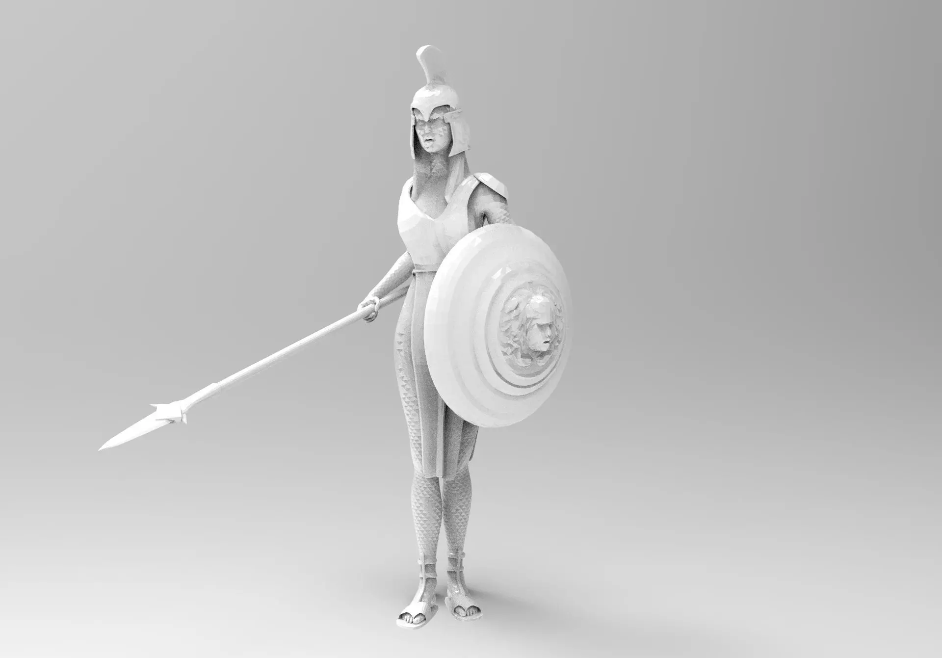 Athena Sculture 3D print model