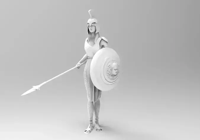 Athena Sculture 3D print model