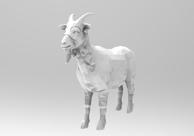 Goat - Cabra 3D print model