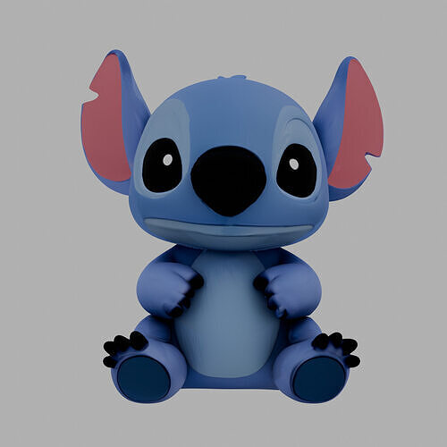 Stitch Printable 3D Model 3D print model