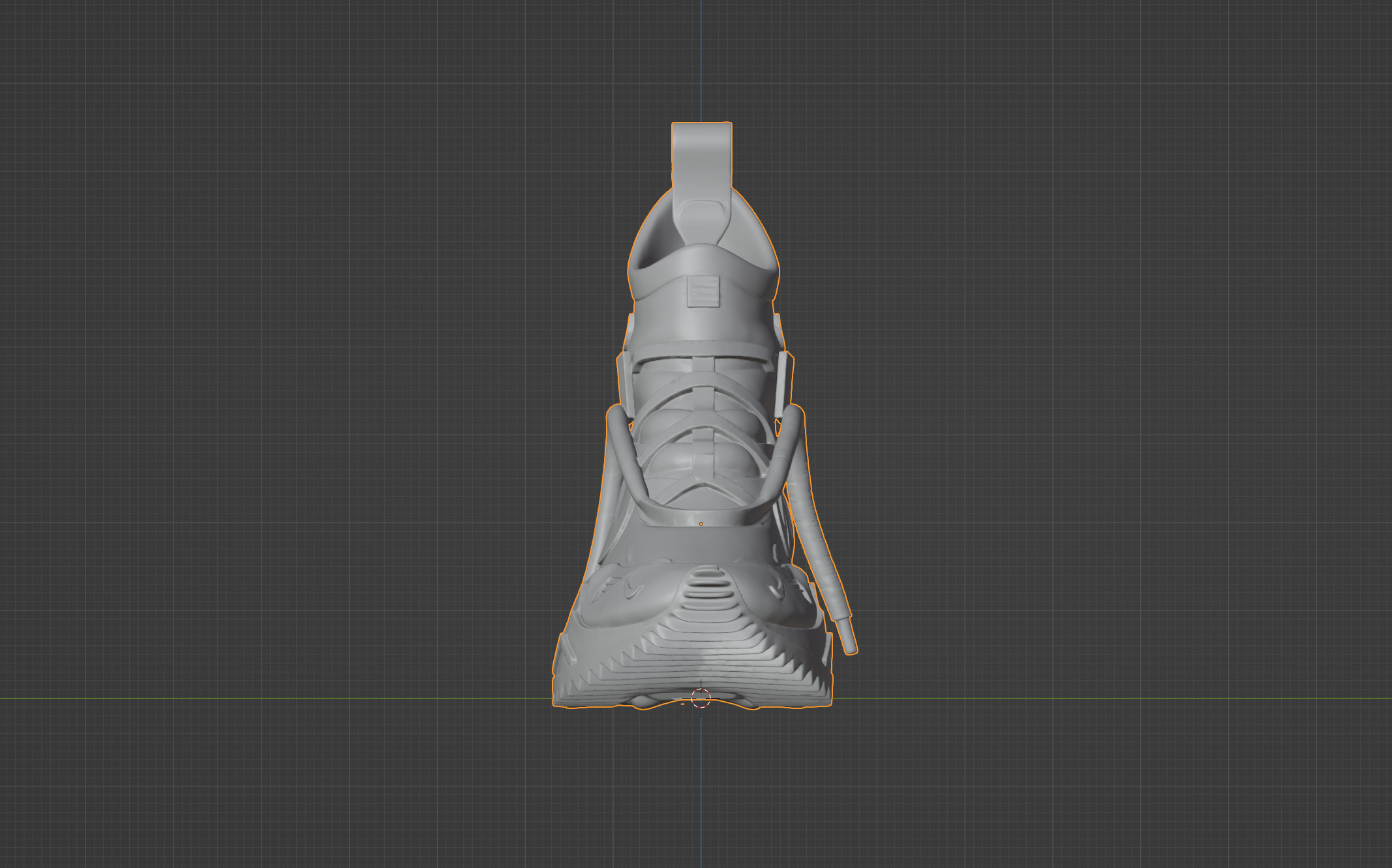 Nike concept sneakers 3D model_5