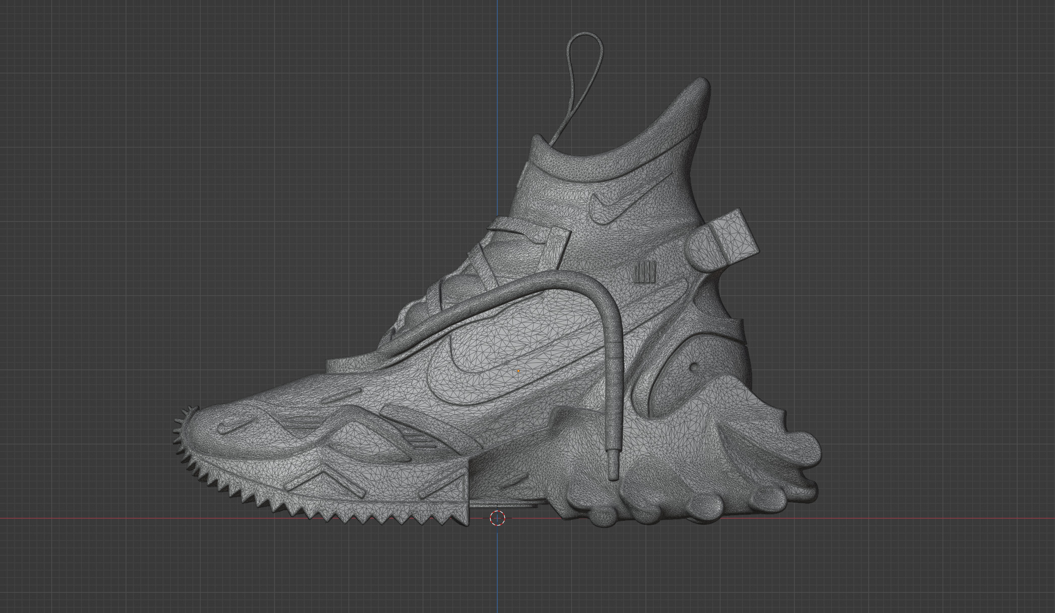 Nike concept sneakers 3D model_11