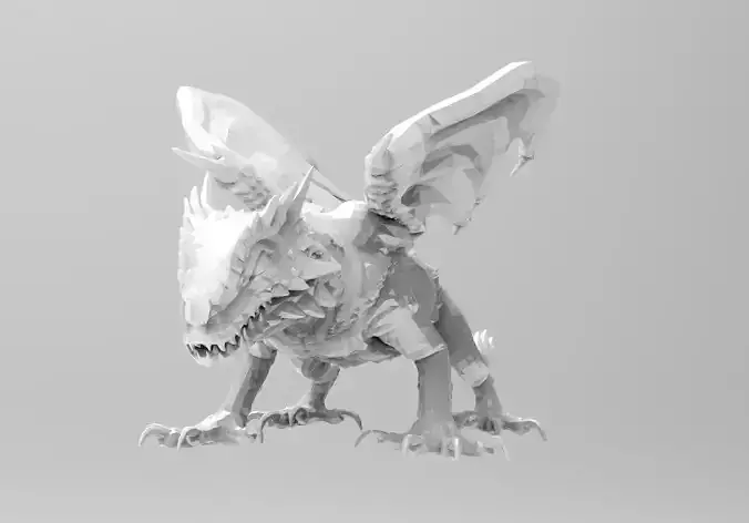 Dragon 3D print model