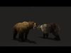 Realistic Animated Bear v2 Low-poly 3D model_2