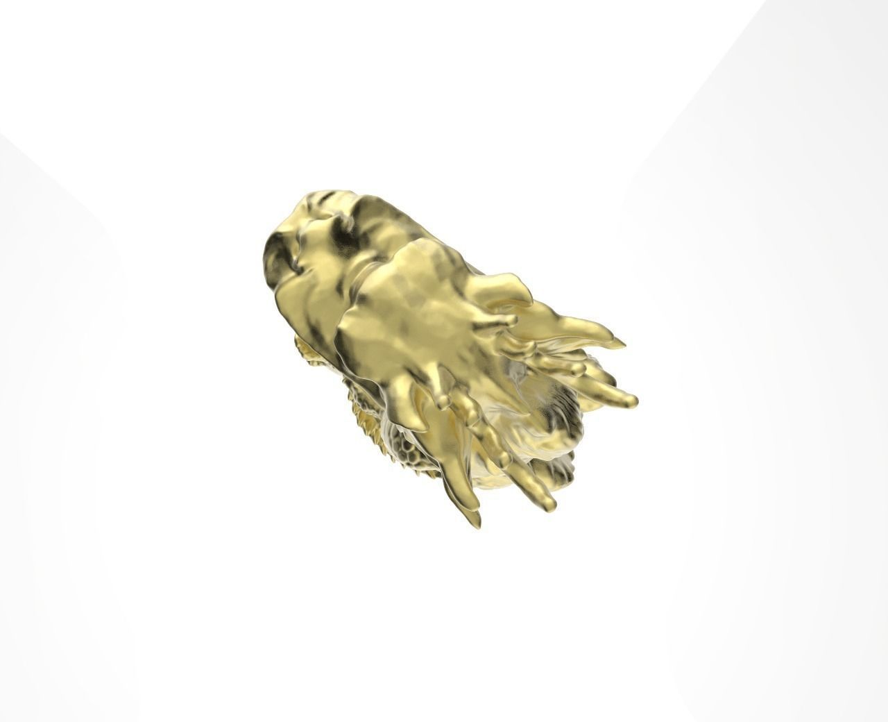 Dragon statue 3D print model_2