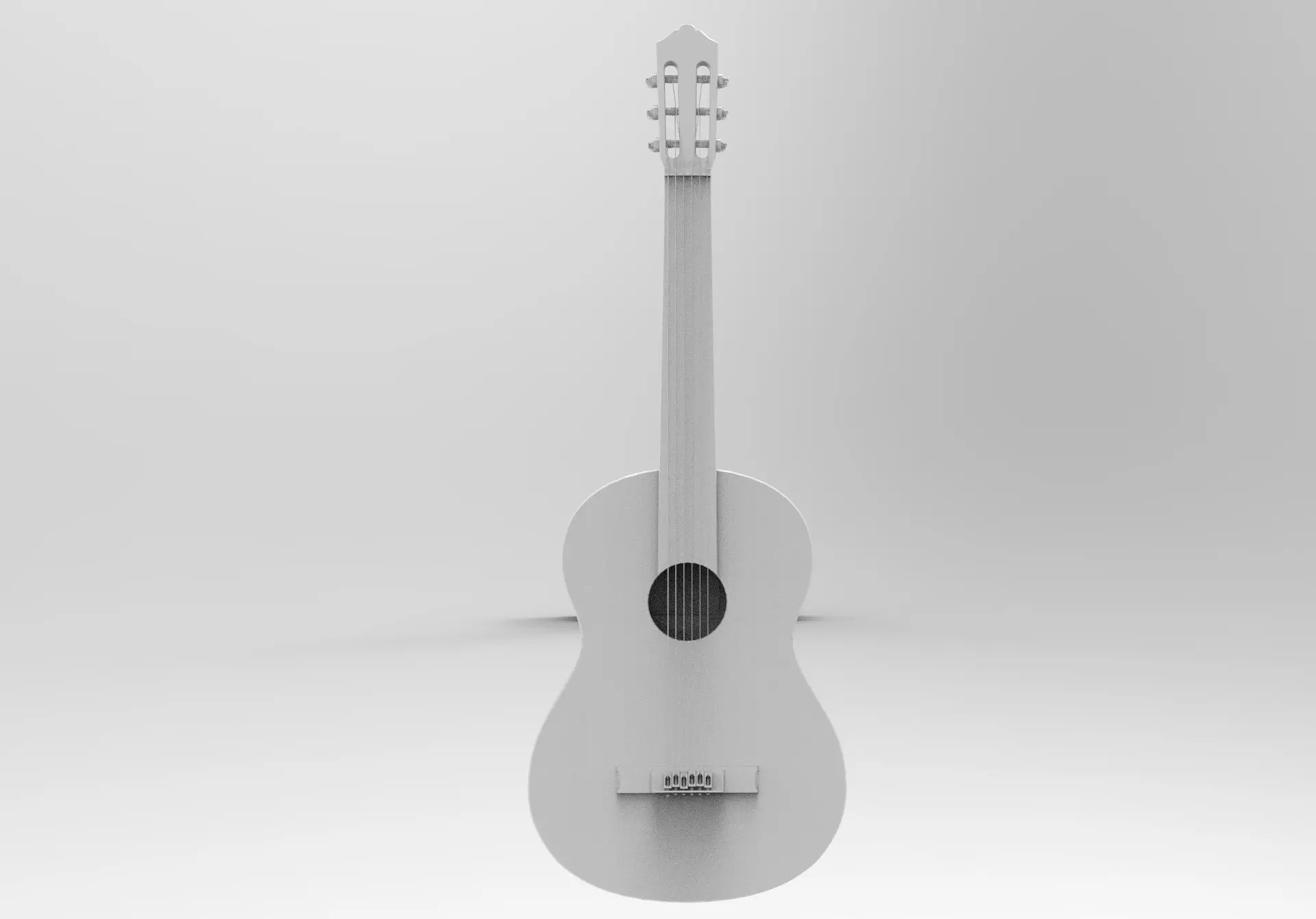 Guitar - Guitarra 3D print model