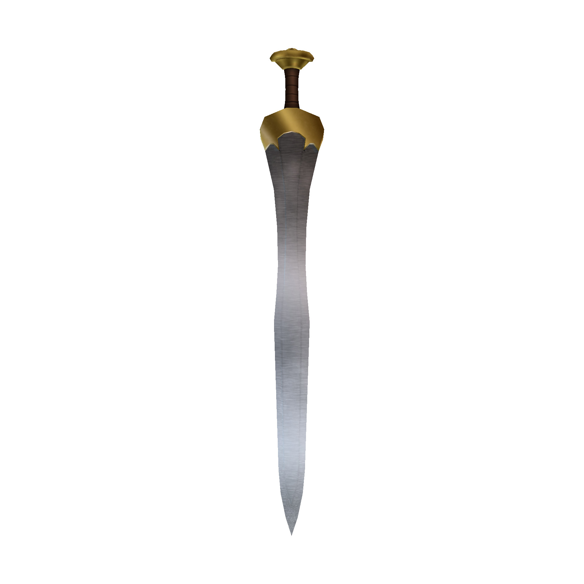 Hand Painted Swords Pack 4 Low-poly 3D model_4