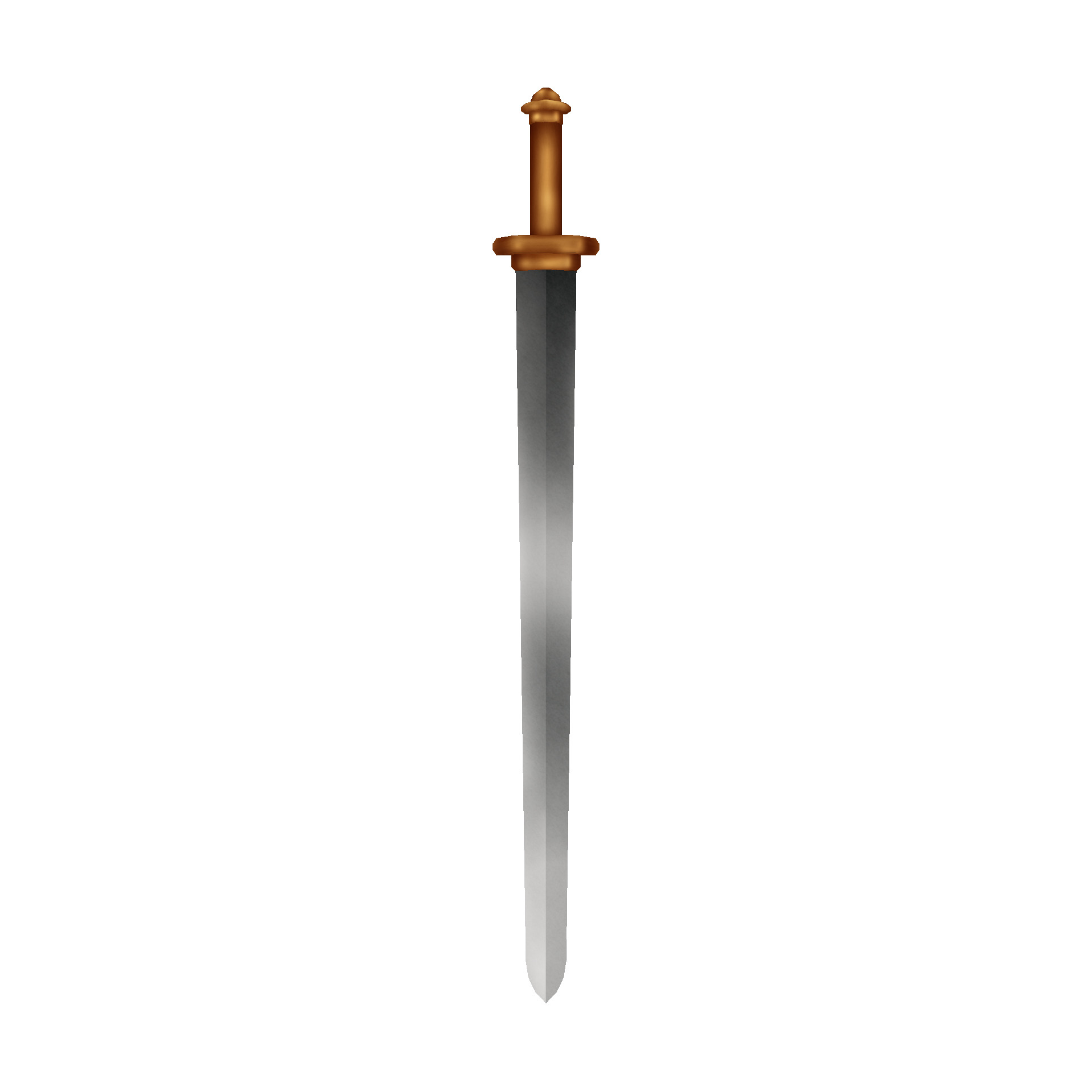 Hand Painted Swords Pack 4 Low-poly 3D model_10