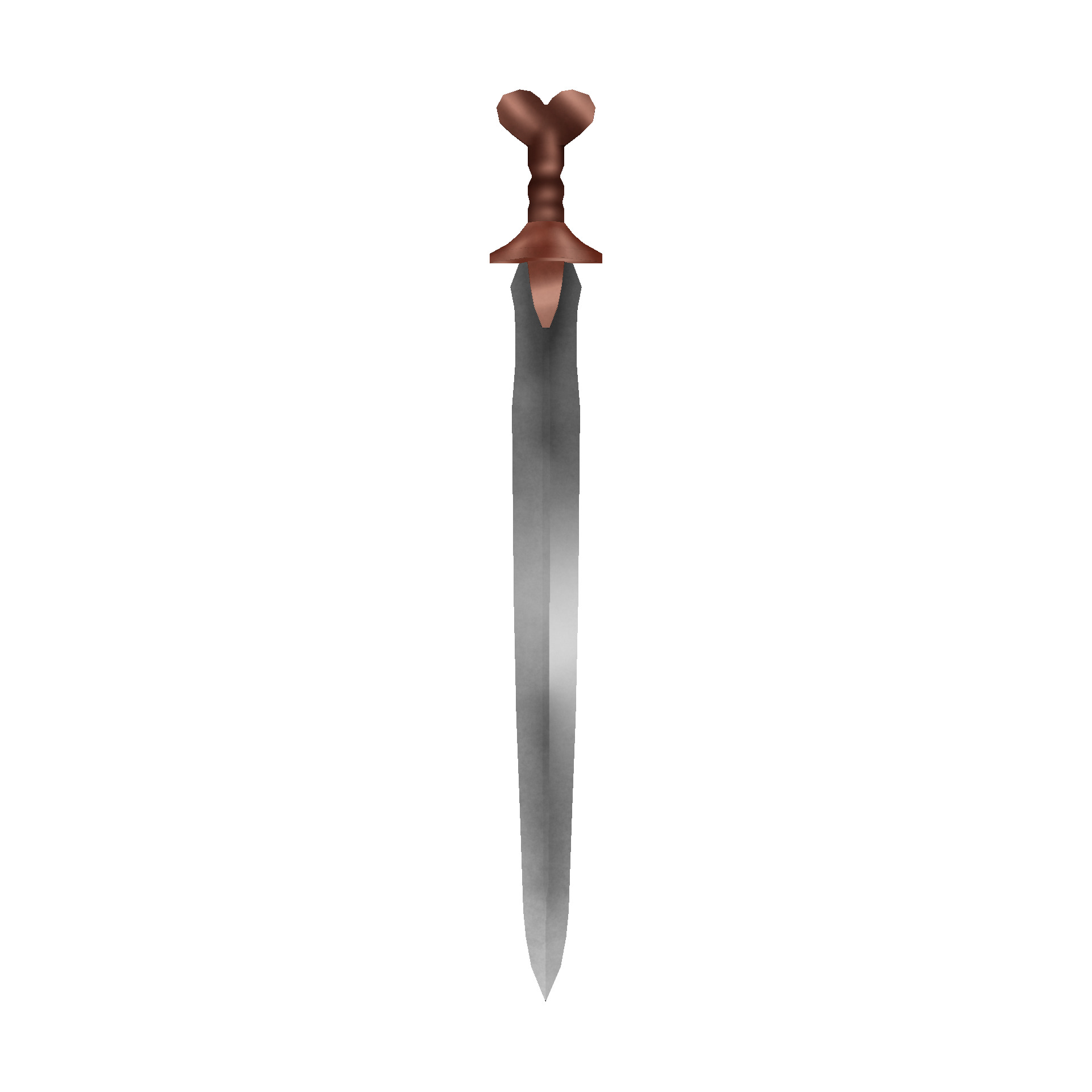 Hand Painted Swords Pack 4 Low-poly 3D model_6