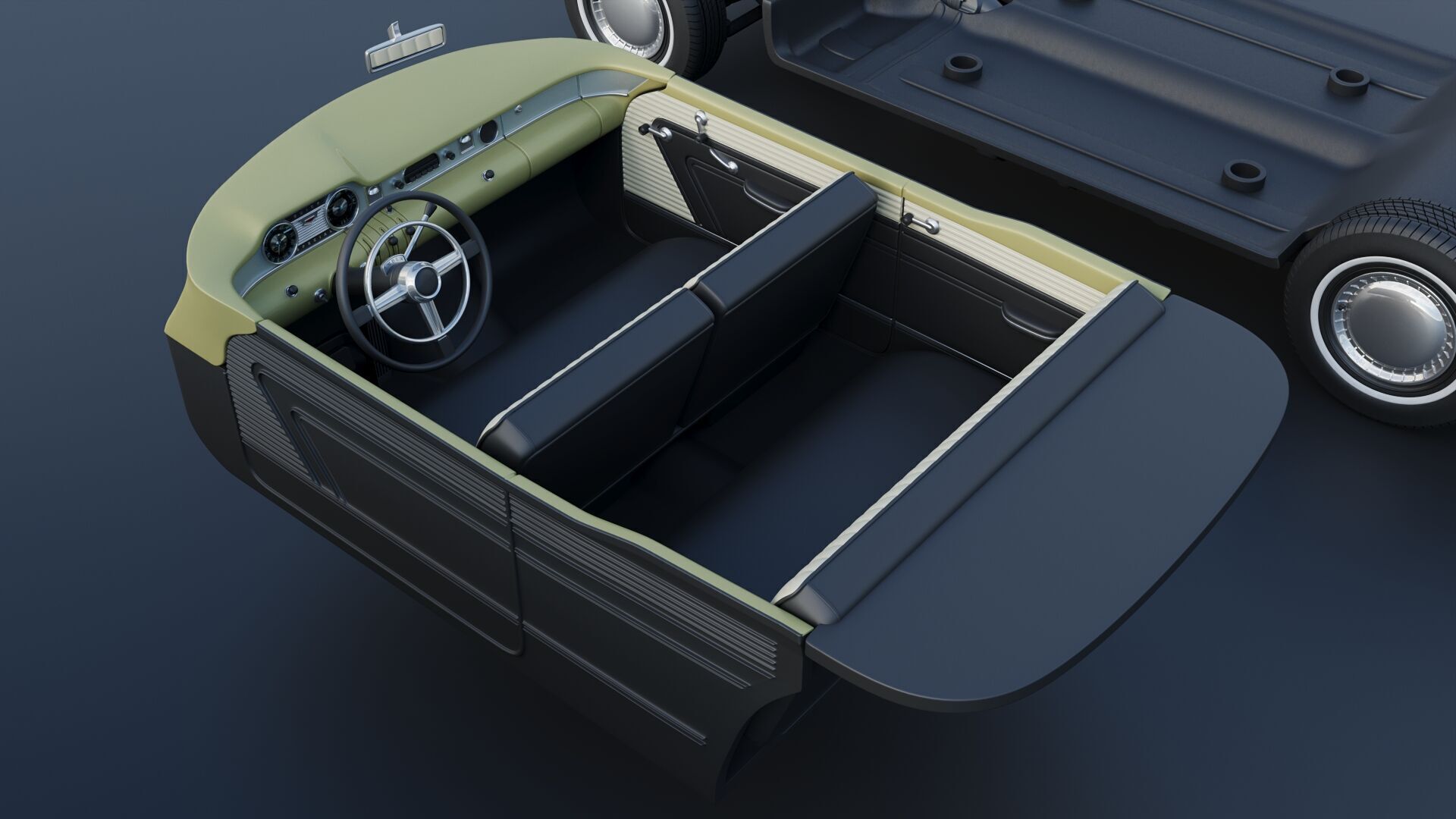 Buick Special 2-Door Sedan 1954 3D print model_27