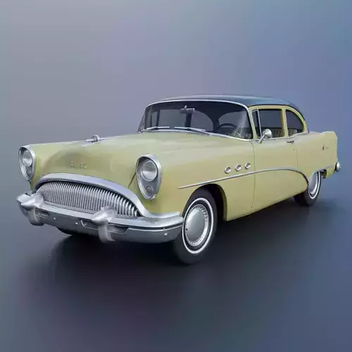 Buick Special 2-Door Sedan 1954 3D print model Buick Special 2-Door Sedan 1954 3D print model
