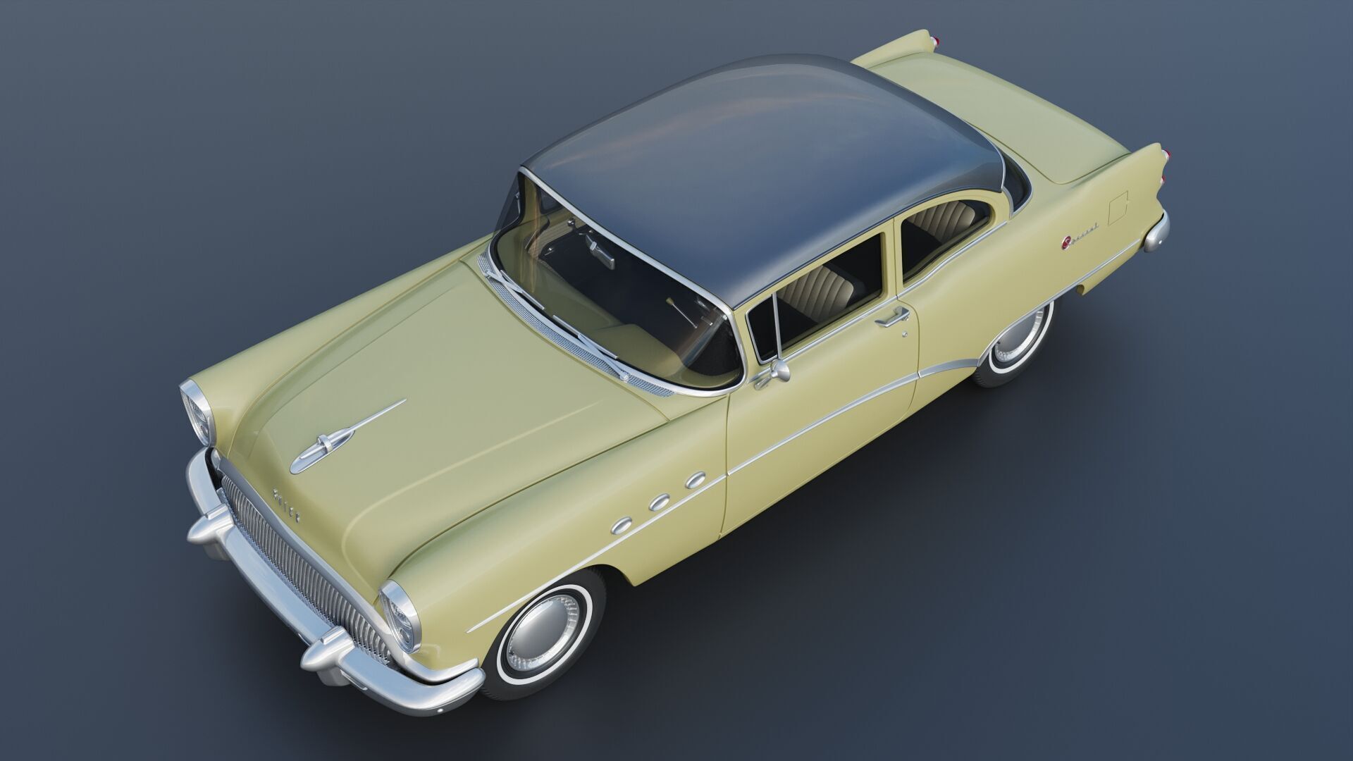 Buick Special 2-Door Sedan 1954 3D print model_12