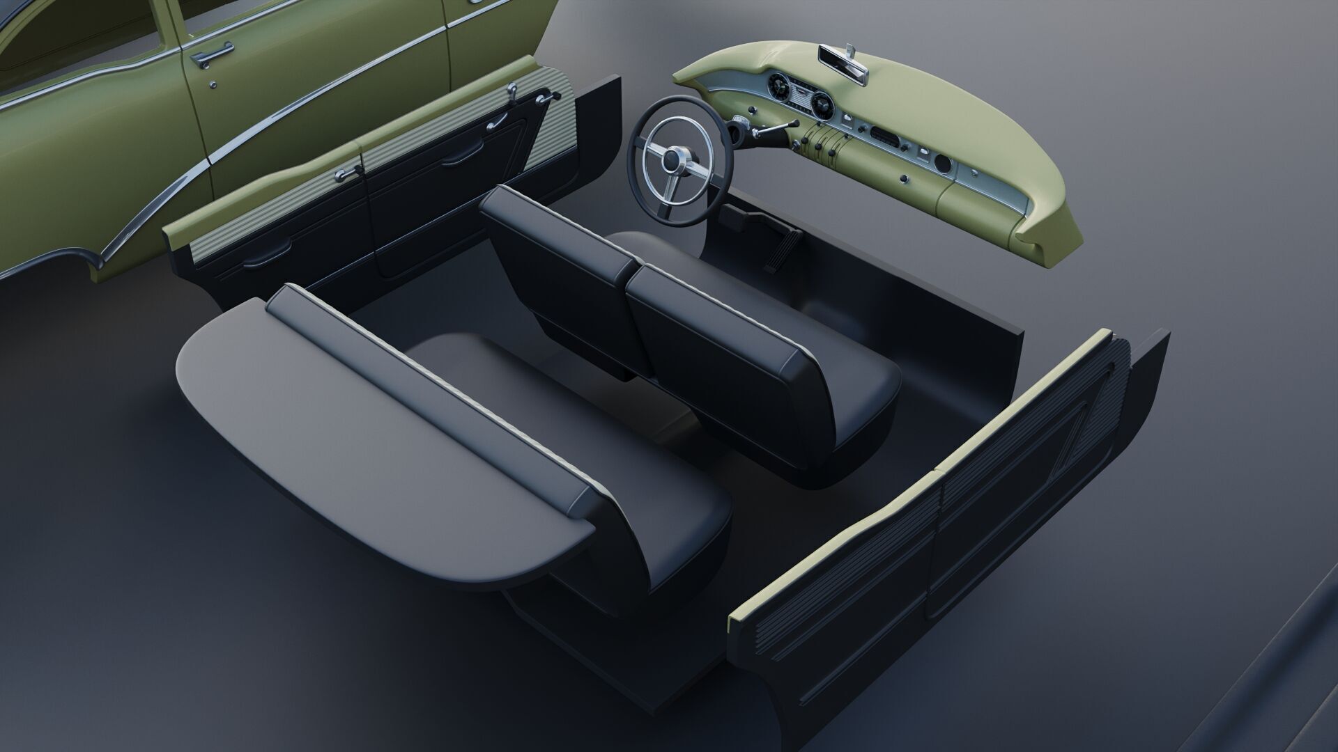 Buick Special 2-Door Sedan 1954 3D print model_29