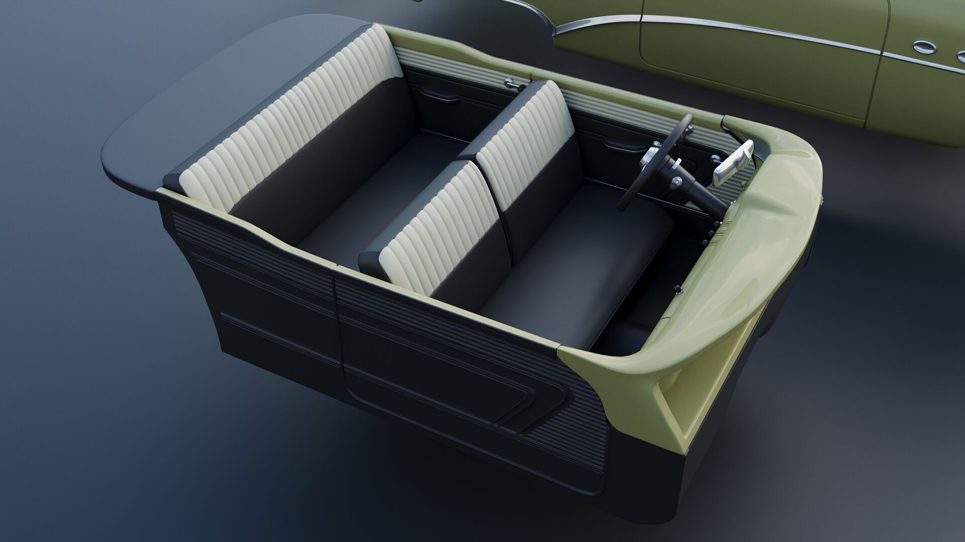 Buick Special 2-Door Sedan 1954 3D print model_24