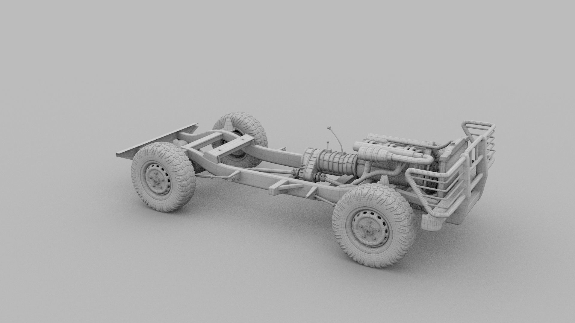 Full Land Rover Defender 90 Hard Top seethrough rev 3D model_11