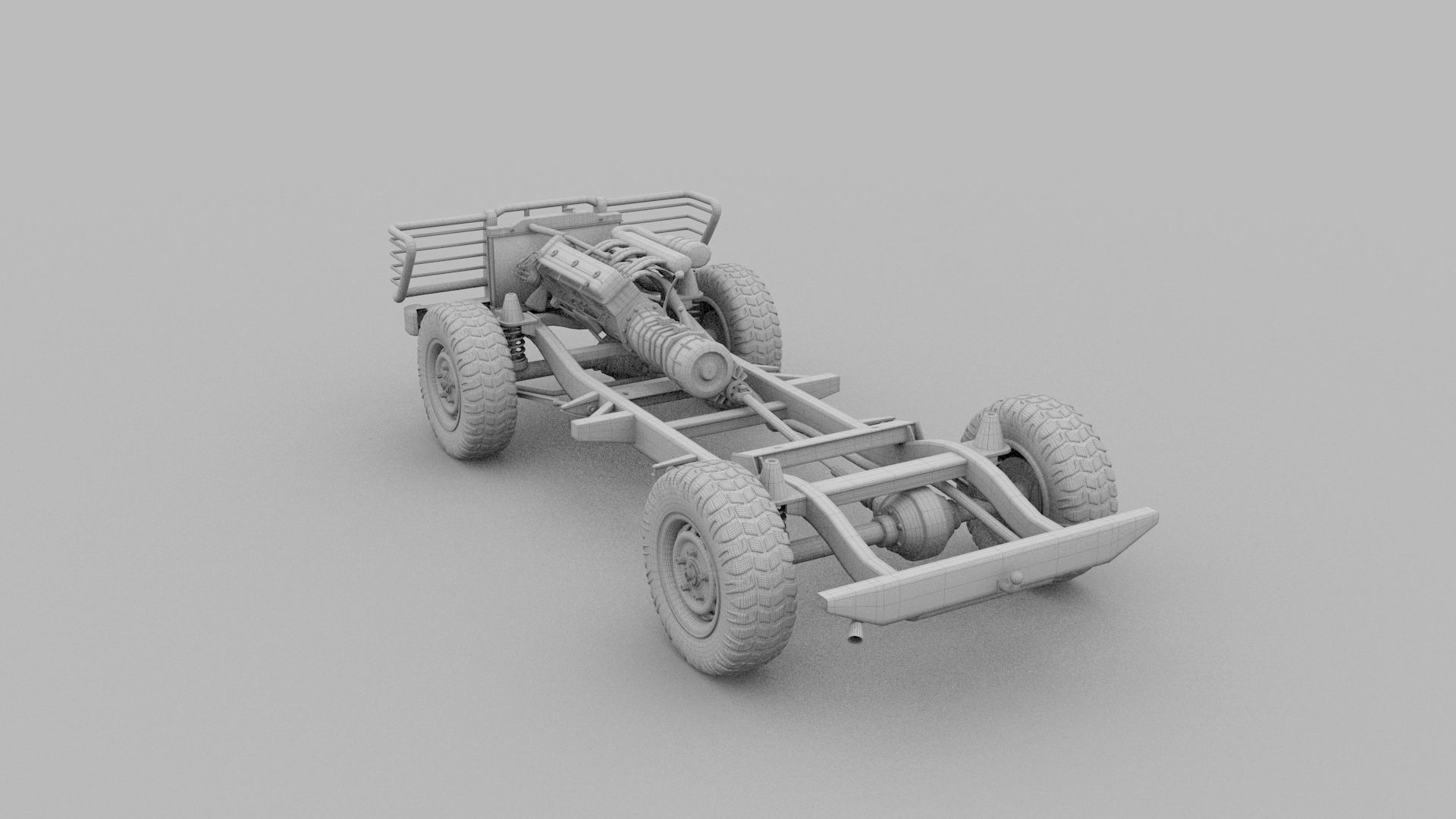 Full Land Rover Defender 90 Hard Top seethrough rev 3D model_8