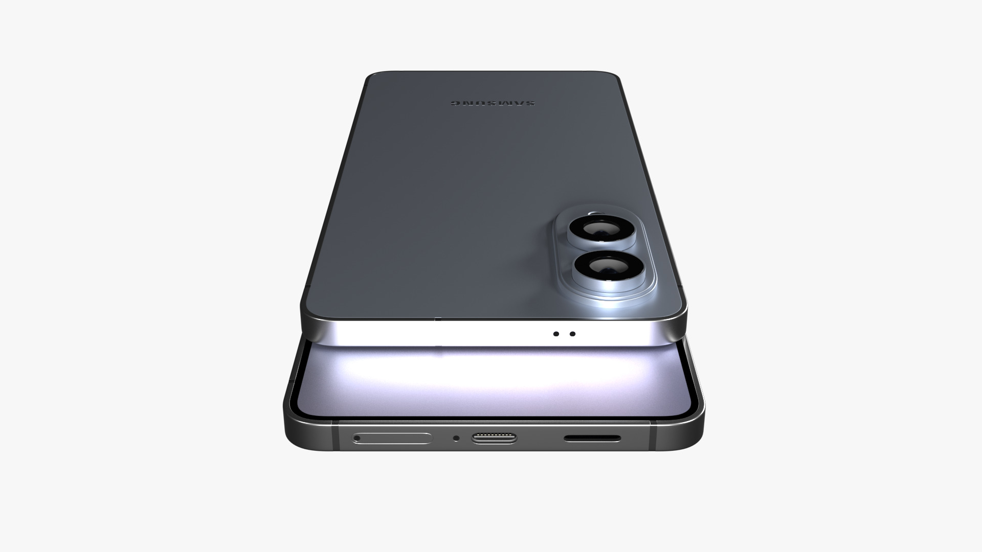 Samsung Galaxy S25 Edge Titanium Icyblue 3D model_2