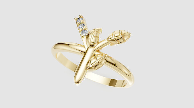 Y Ring 3D print model