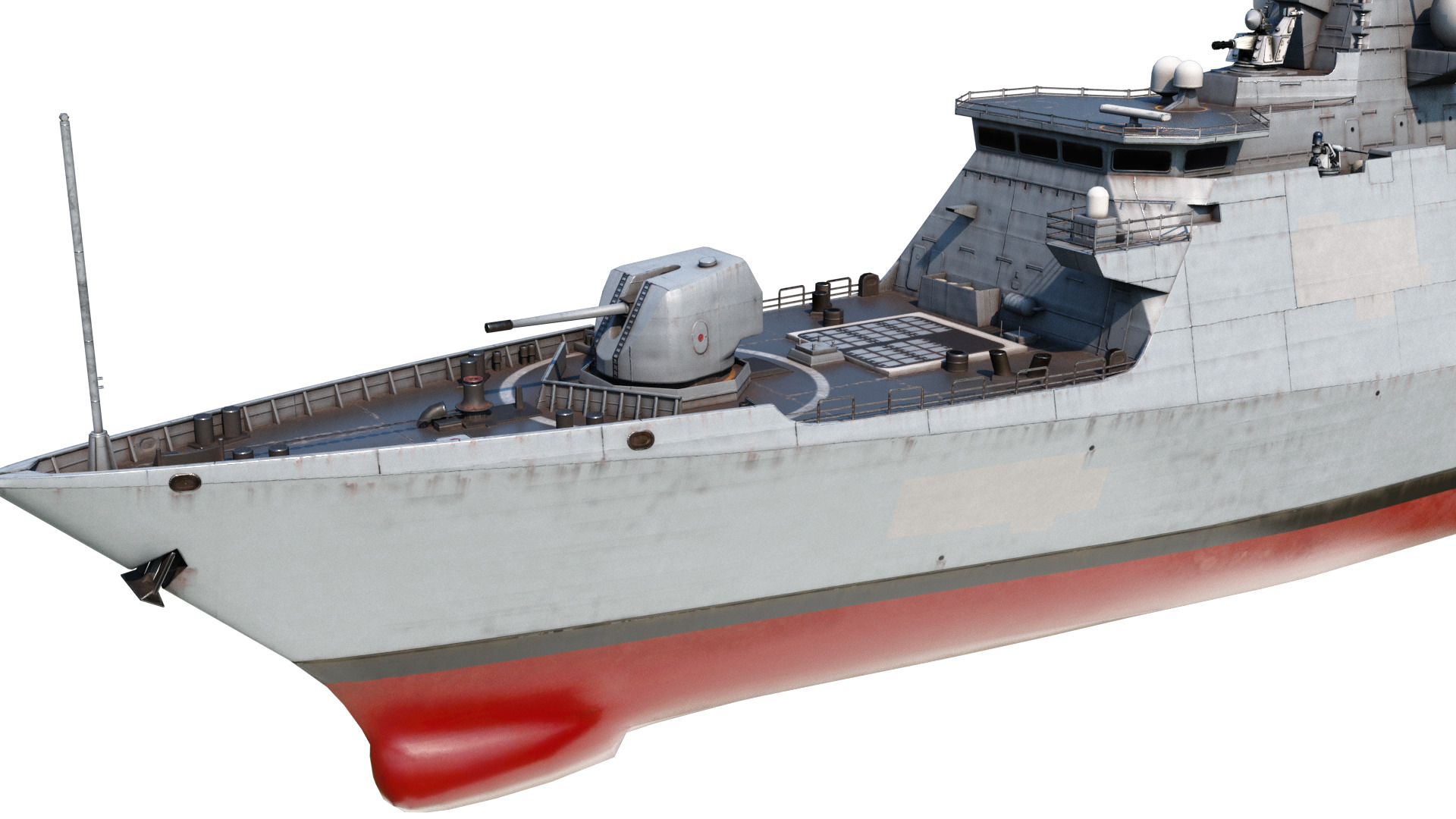 De Zeven Provicien class Frigate Low-poly 3D model_5