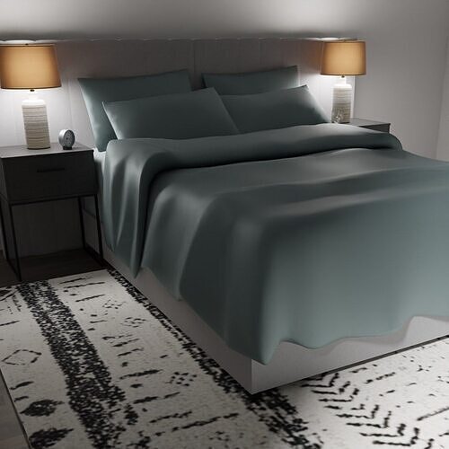 Modern Bedroom design 3D model 3D model