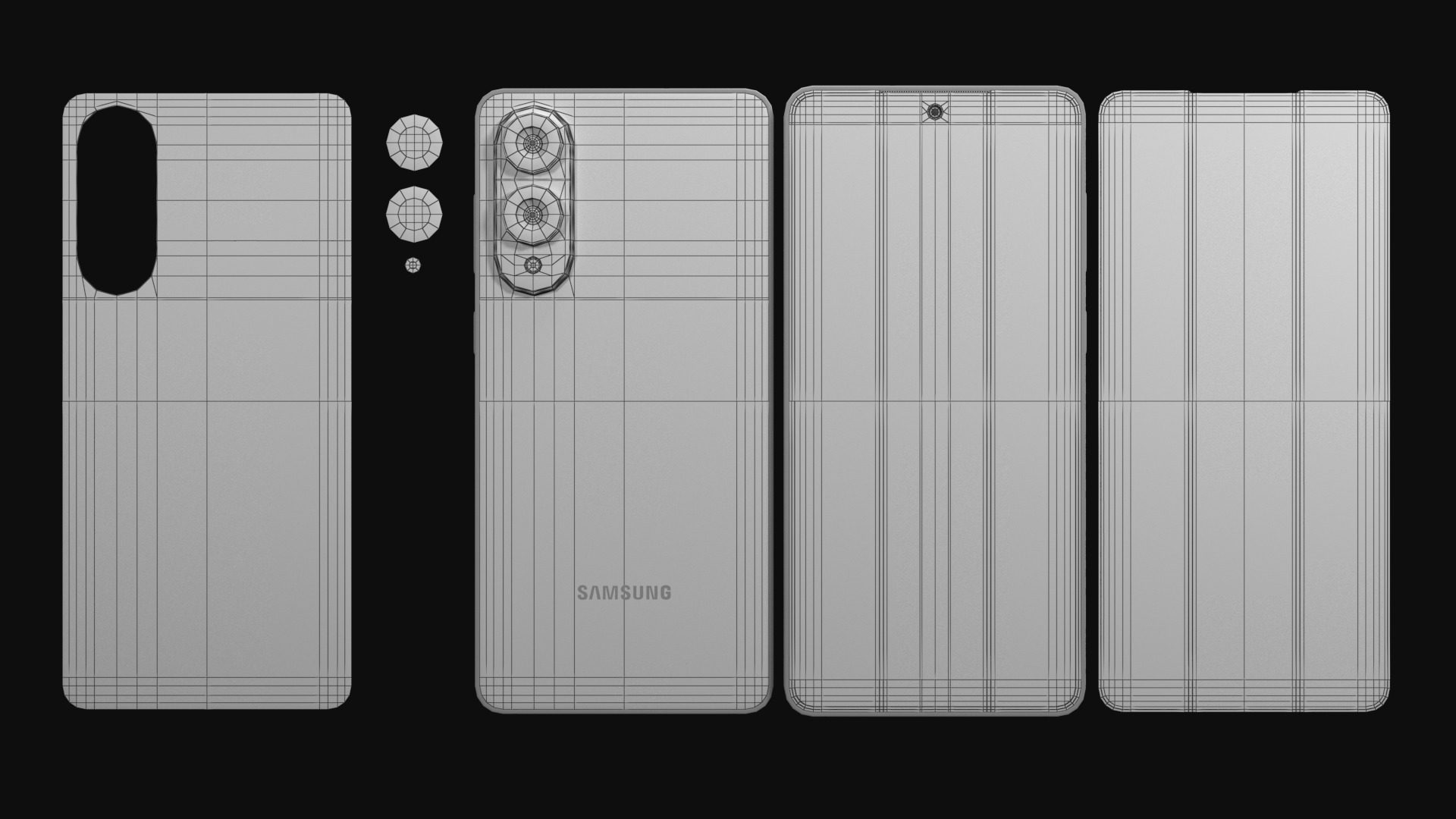 Samsung Galaxy S25 Edge Titanium Silver 3D model_5