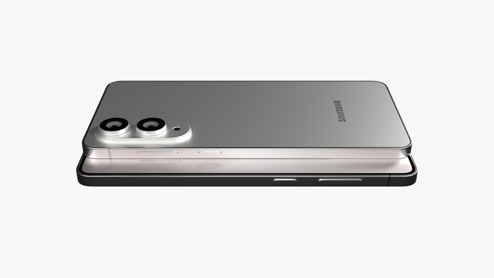 Samsung Galaxy S25 Edge Titanium Silver 3D model_3