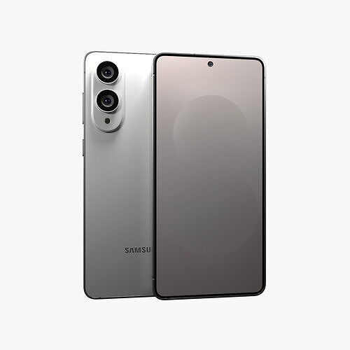 Samsung Galaxy S25 Edge Titanium Silver 3D model