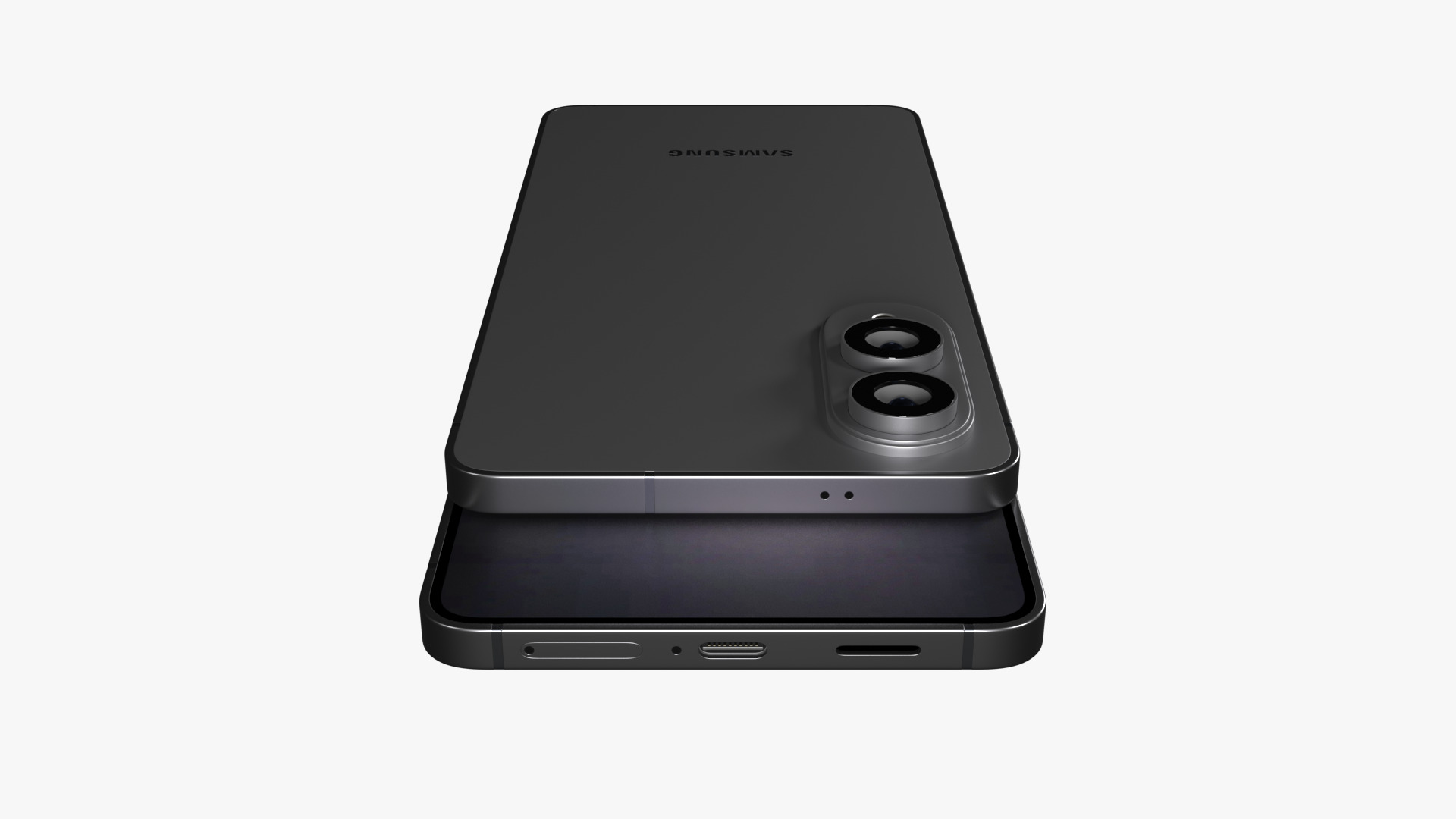 Samsung Galaxy S25 Edge Titanium Jetblack 3D model_2