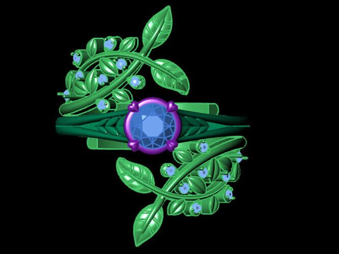 ring 3d modals  Low-poly 3D model
