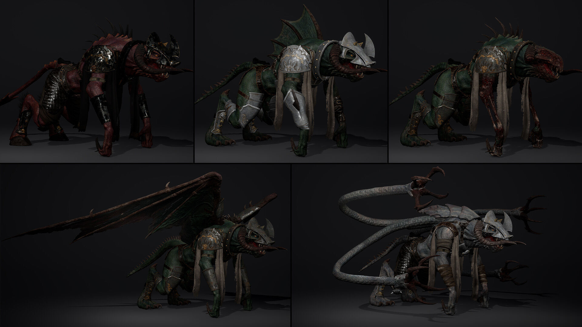 Ghost Swordman Low-poly 3D model_50