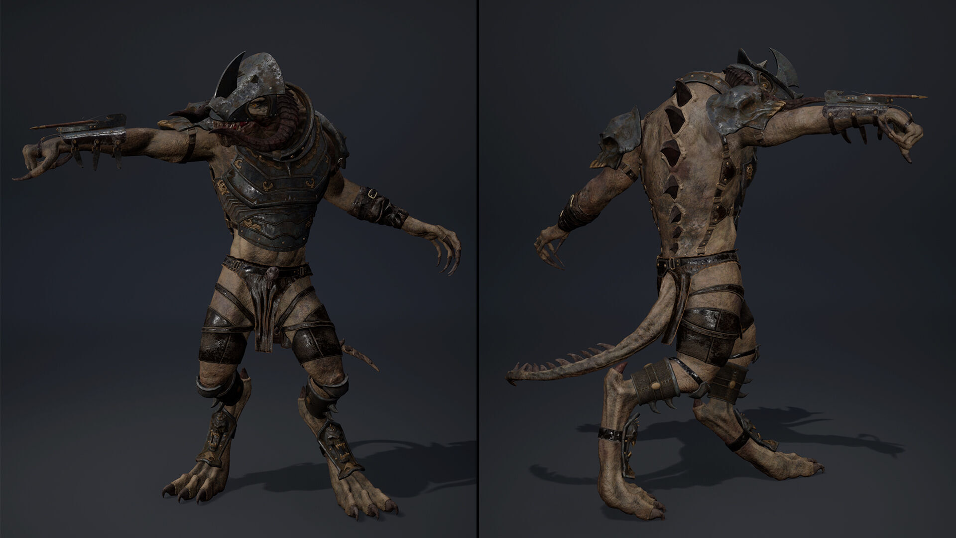 Ghost Swordman Low-poly 3D model_23