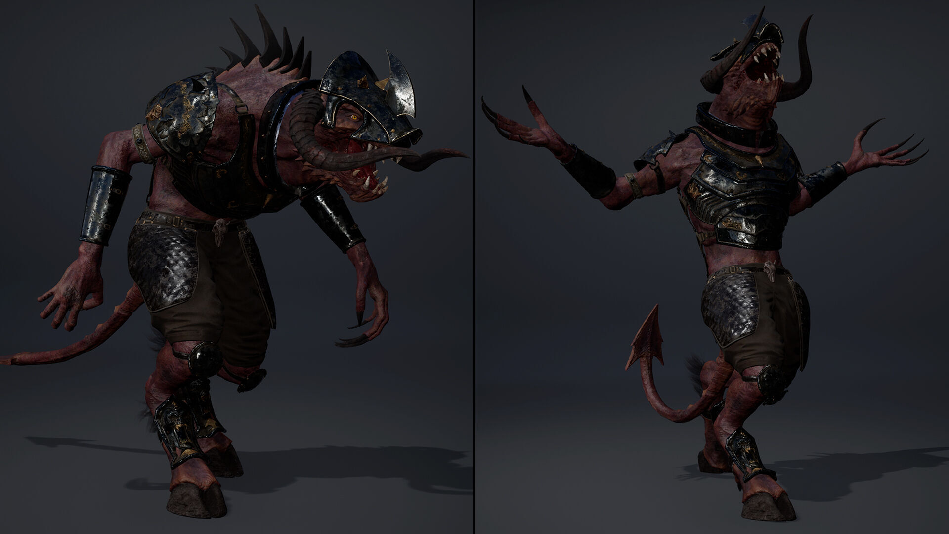 Ghost Swordman Low-poly 3D model_27