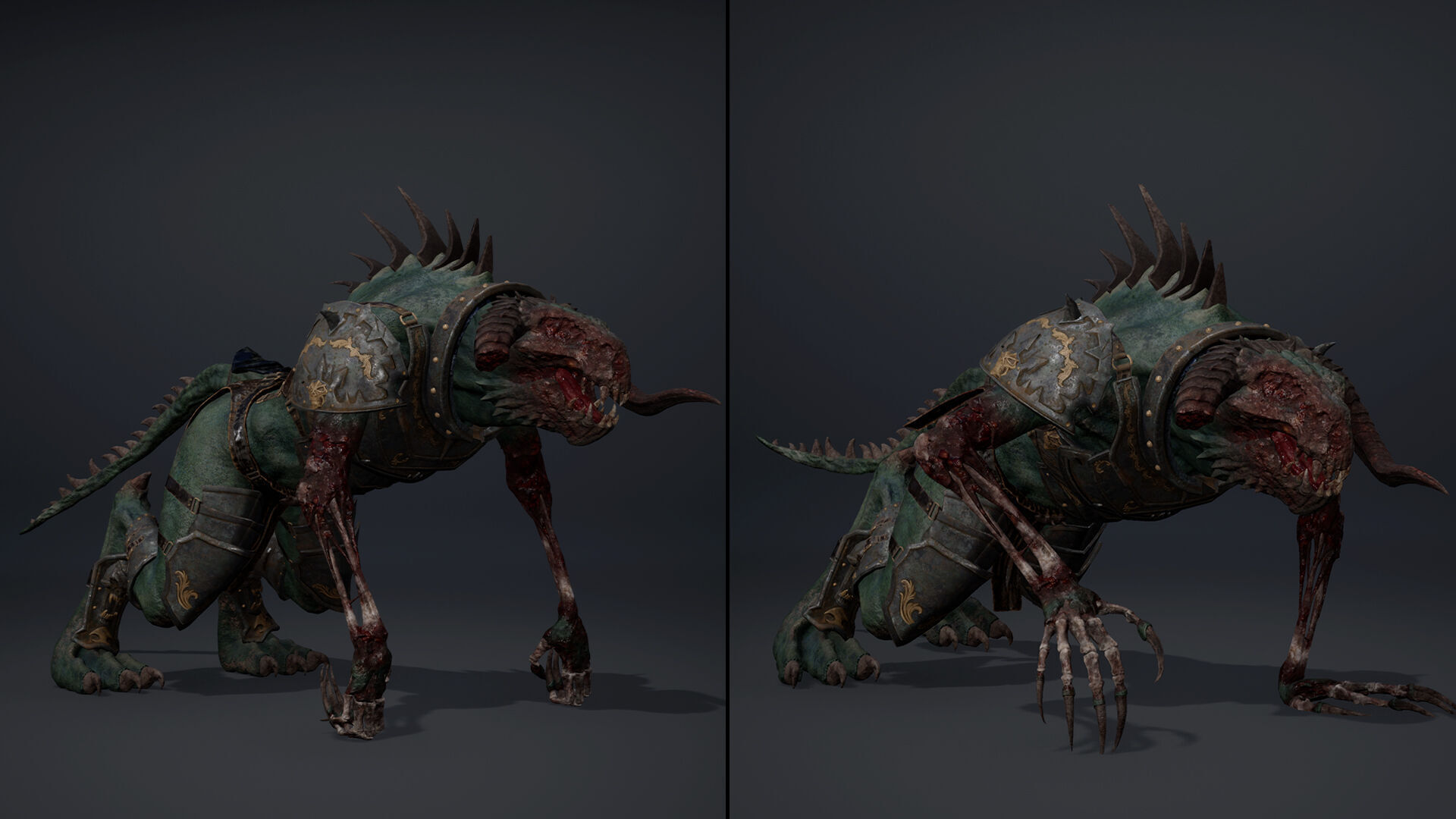 Ghost Swordman Low-poly 3D model_38