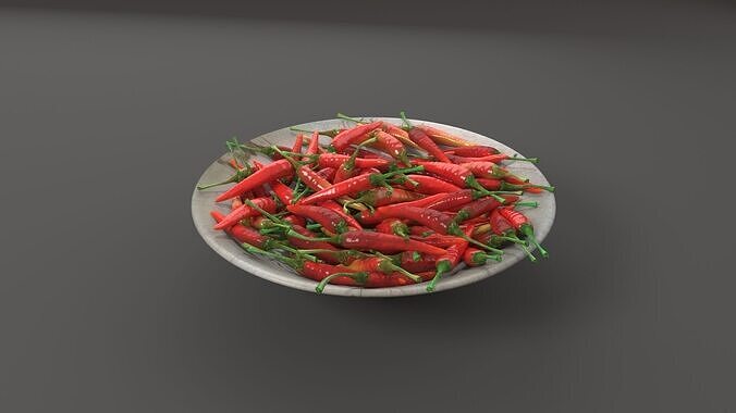 a bowl of chili 3D model