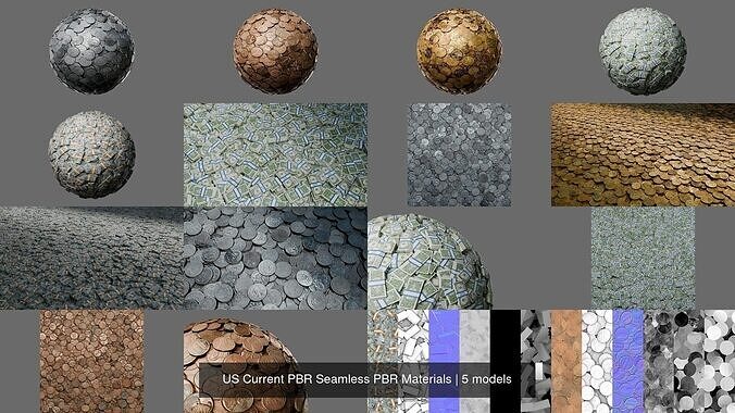 US Current PBR Seamless PBR Materials Texture
