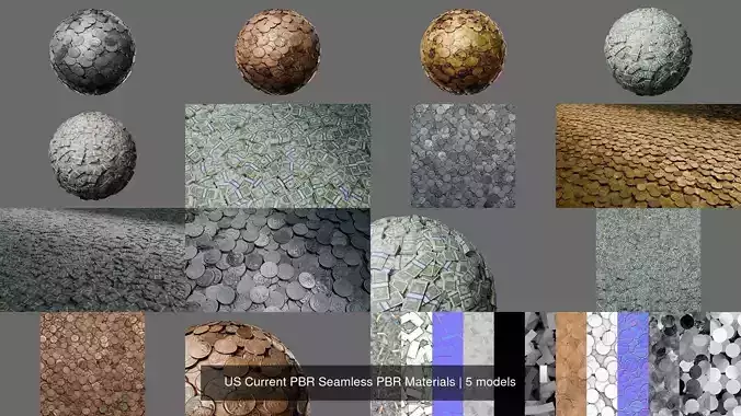 US Current PBR Seamless PBR Materials Texture
