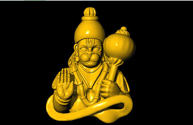 Hanuman Printed Model 3D print model