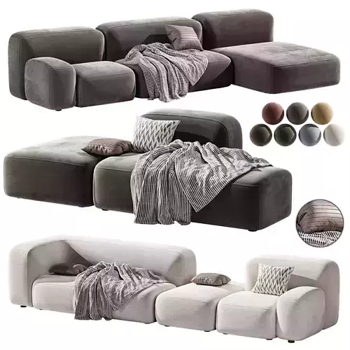 Ribbl 3 raund Sofa