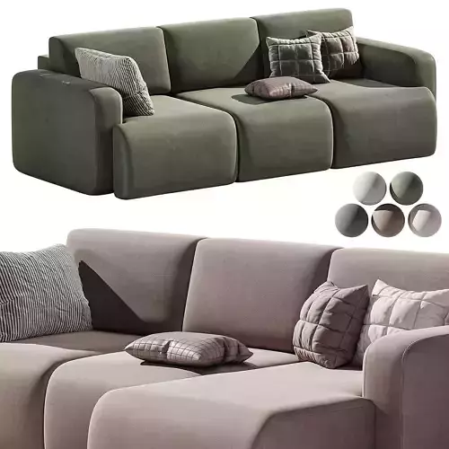 Sofa Straight and corner bonent