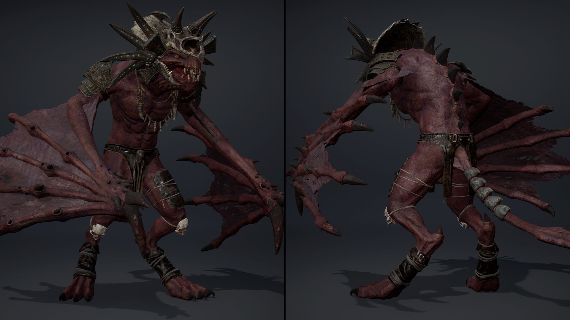 Ghost Mage Low-poly 3D model_42